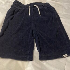 Boys size 8 gap navy terry shorts
